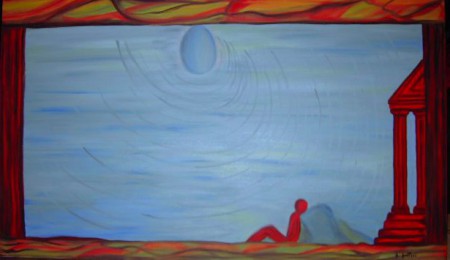 Il mito orfico della creazione (olio su tela 70x100)