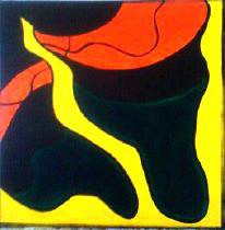 Le vie dei colori 2 (acrilico su tela 50x50)